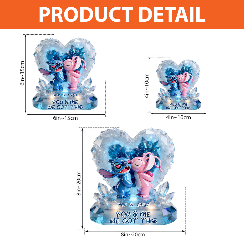 Personalized Ohana Acrylic Plaque Custom Name Gift for Family Custom Shaped Acrylic Plaque GradoCreations