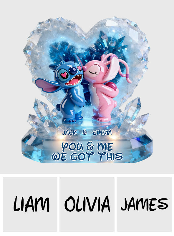 Personalized Ohana Acrylic Plaque Custom Name Gift for Family Custom Shaped Acrylic Plaque GradoCreations
