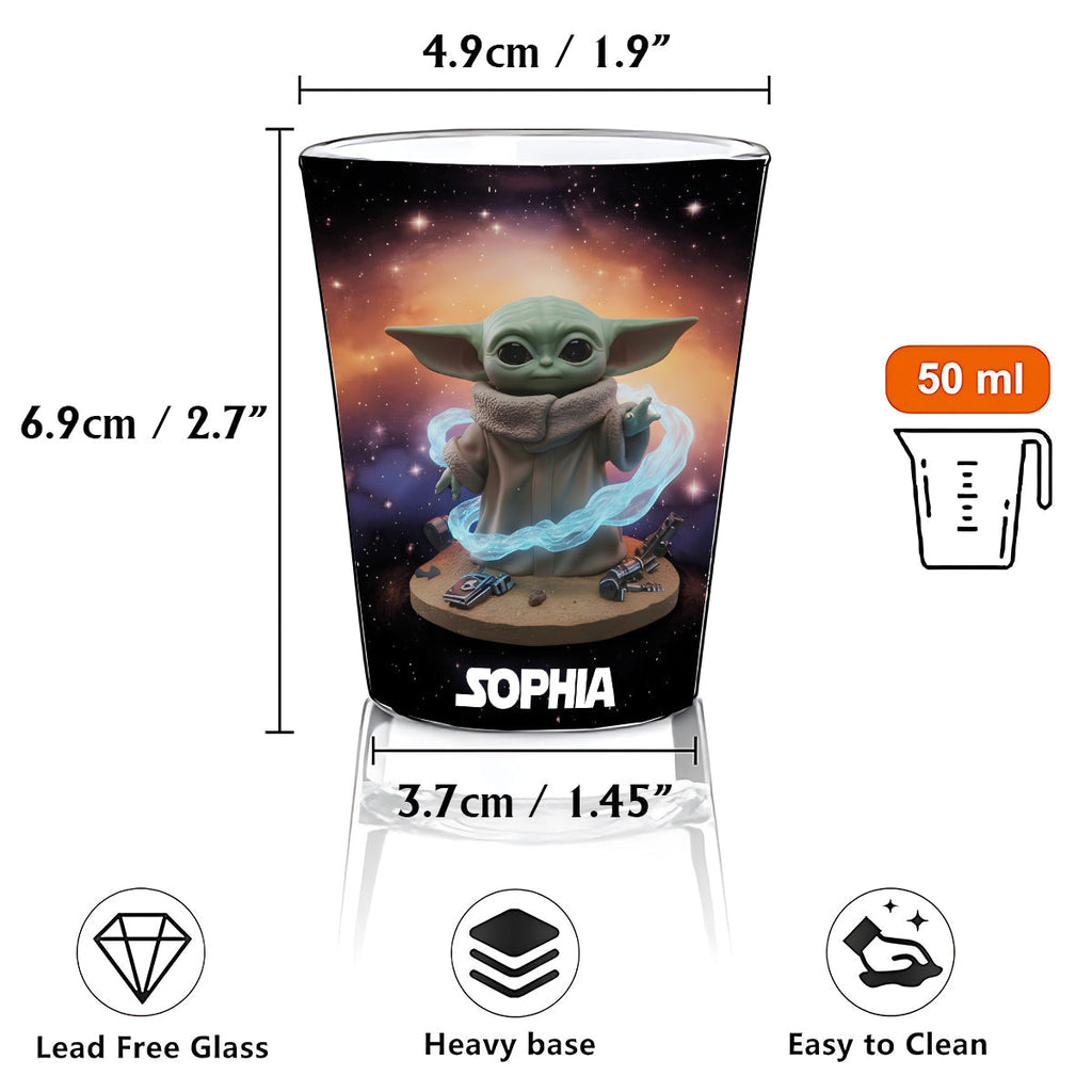 Personalized Galaxy Wars Shot Glasses Set Custom Name Gift Shot Glasses Set GradoCreations