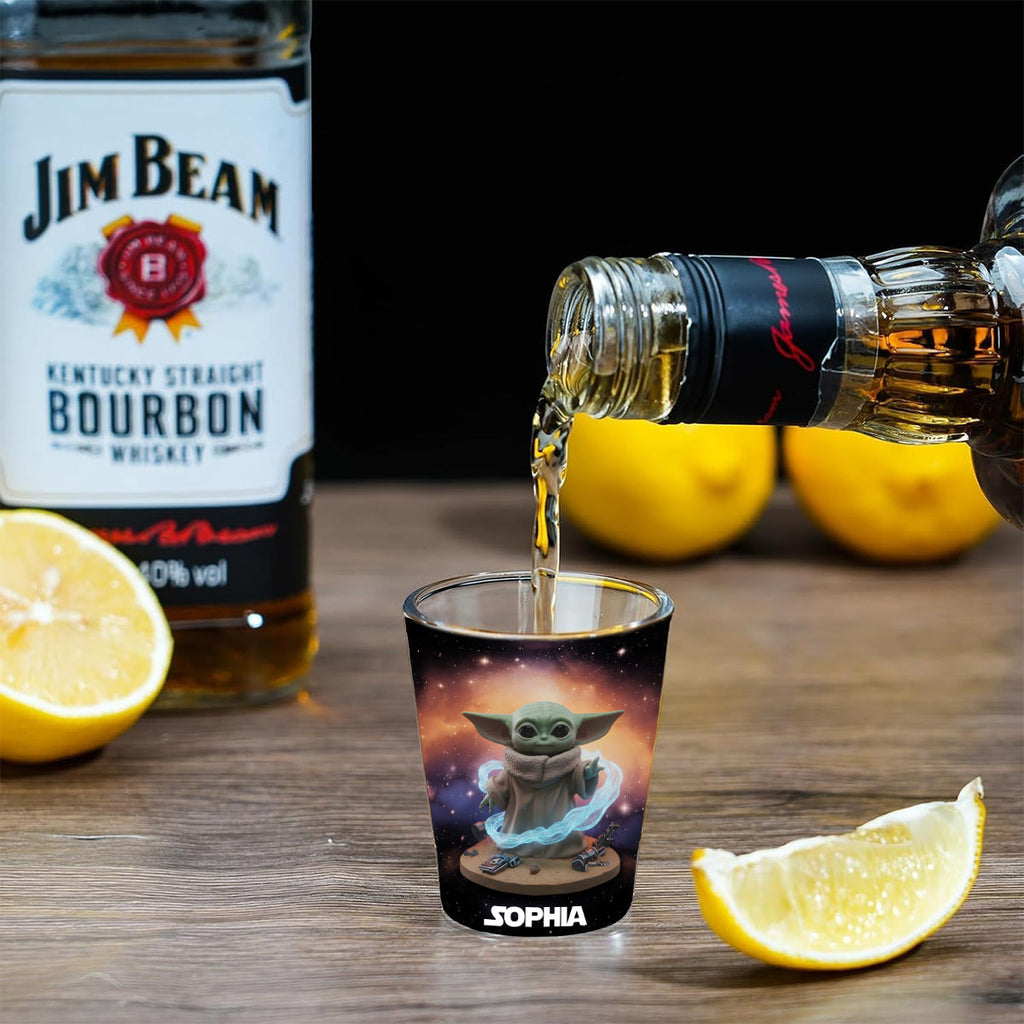 Personalized Galaxy Wars Shot Glasses Set Custom Name Gift Shot Glasses Set GradoCreations