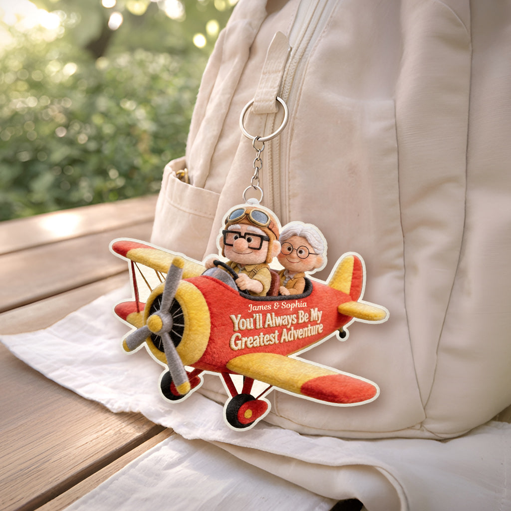 Personalized Up Movie Couple Plush Keychain Gift for Him/Her Plush Keychain GradoCreations