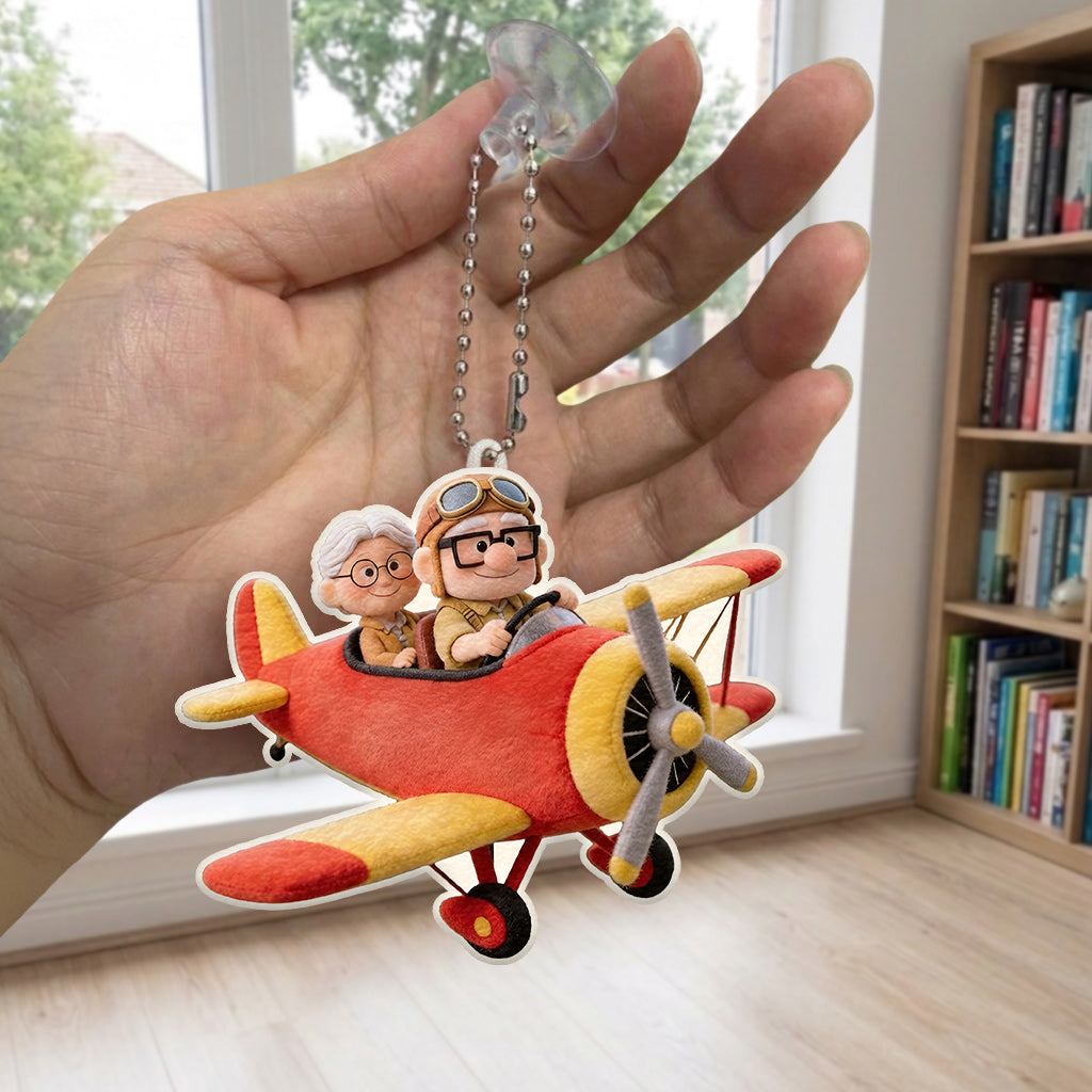 Personalized Up Movie Couple Plush Keychain Gift for Him/Her Plush Keychain GradoCreations