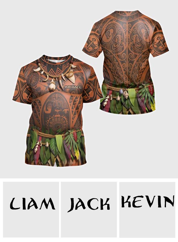 Personalized Aloha Hero Costume All Over Shirt for Men All Over Shirt GradoCreations