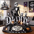 Personalized Nightmare Acrylic Plaque Gift for Dad - Bone To Be A Dad Custom Shaped Acrylic Plaque GradoCreations