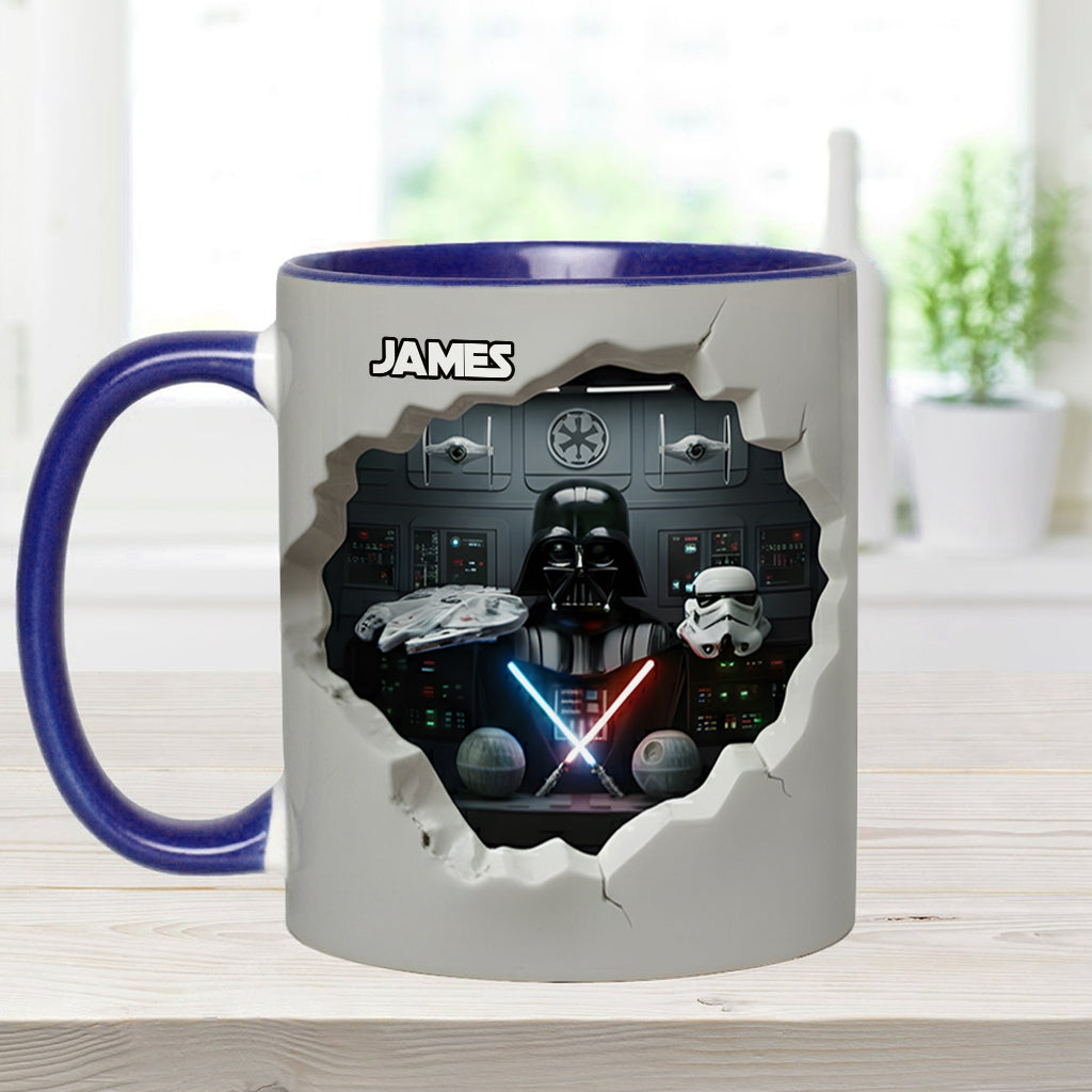 Personalized Star Wars Accent Mug Custom Name Gift for Fans Accent Mug GradoCreations