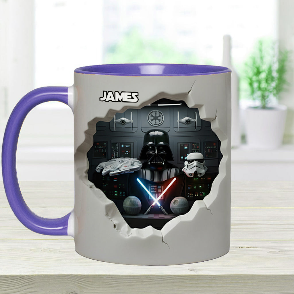 Personalized Star Wars Accent Mug Custom Name Gift for Fans Accent Mug GradoCreations