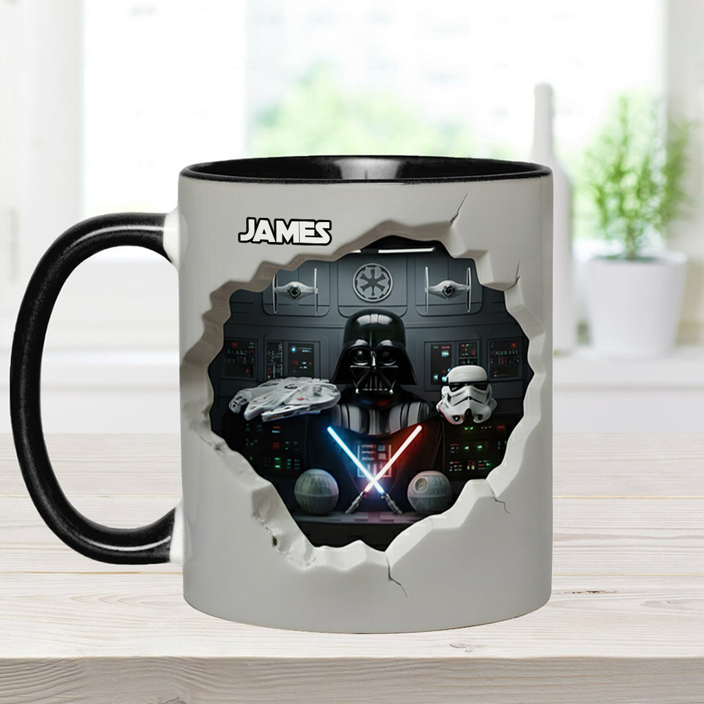 Personalized Star Wars Accent Mug Custom Name Gift for Fans Accent Mug GradoCreations