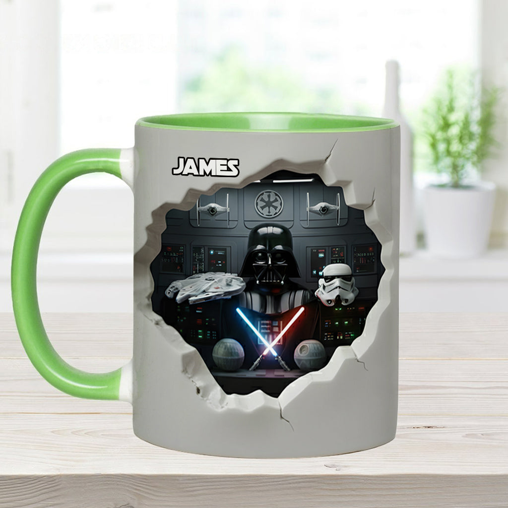 Personalized Star Wars Accent Mug Custom Name Gift for Fans Accent Mug GradoCreations
