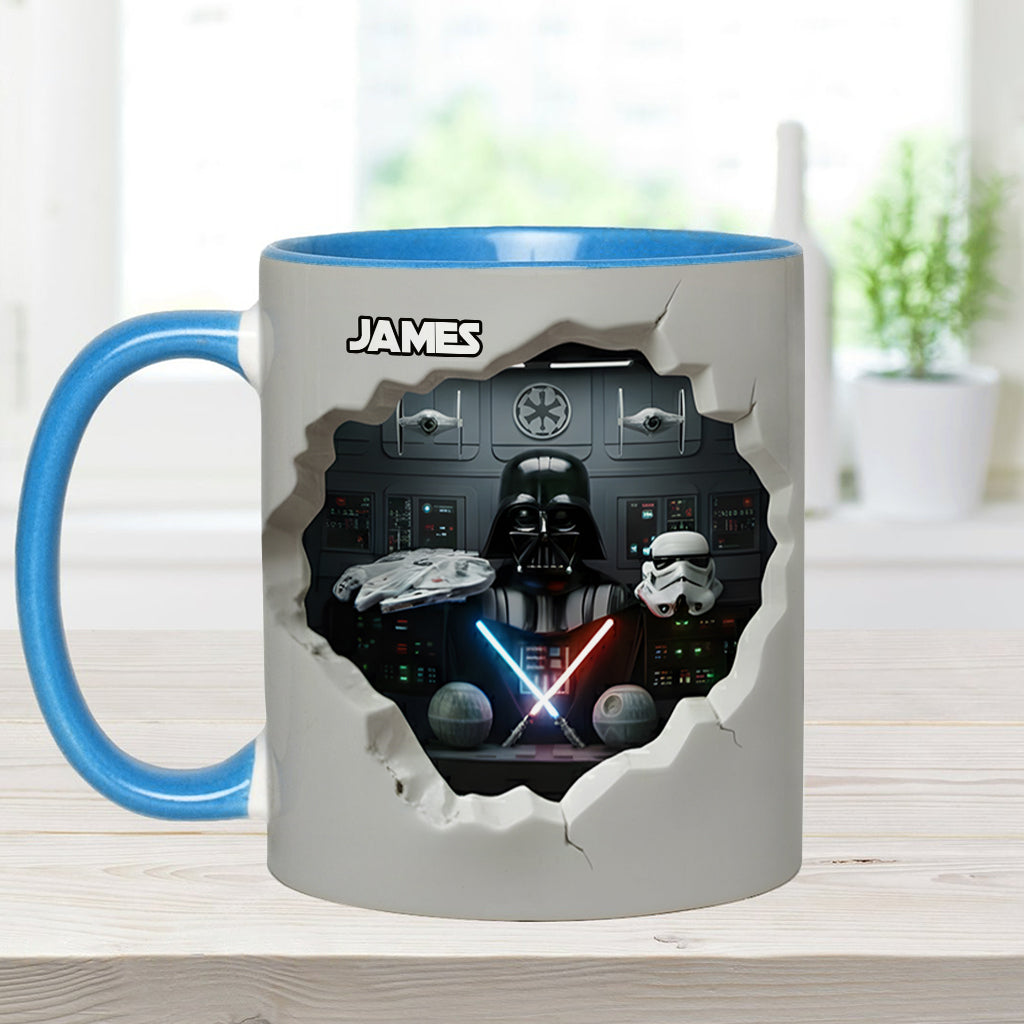 Personalized Star Wars Accent Mug Custom Name Gift for Fans Accent Mug GradoCreations