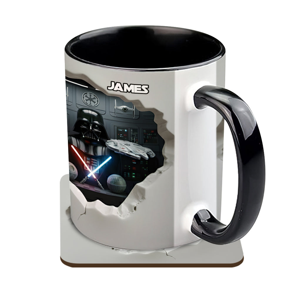 Personalized Star Wars Accent Mug Custom Name Gift for Fans Accent Mug GradoCreations