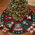 Personalized The Nightmare Before Christmas Tree Skirt for Family Gift Tree Skirt GradoCreations