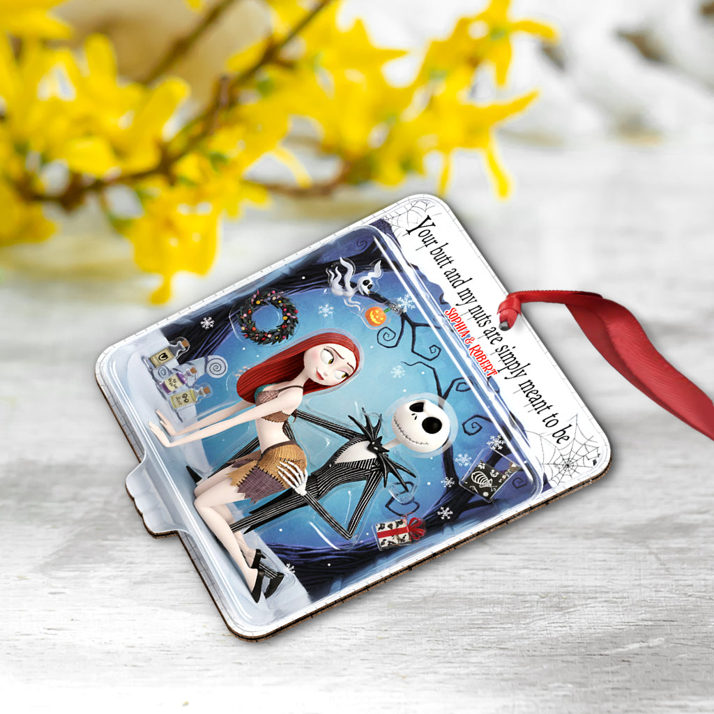 Personalized Naughty Horror Couple Ornament Gift for Christmas Ornament GradoCreations