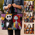 Personalized Nightmare Quilted Tote Bag Custom Name Gift Quilted Tote Bag GradoCreations