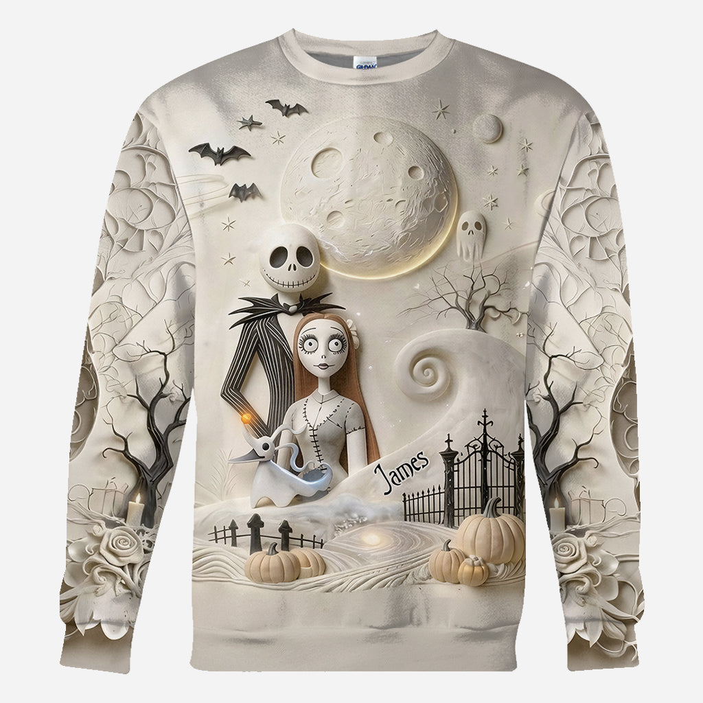 Personalized Nightmare All Over Shirt Unique Gift for Halloween All Over Shirt GradoCreations