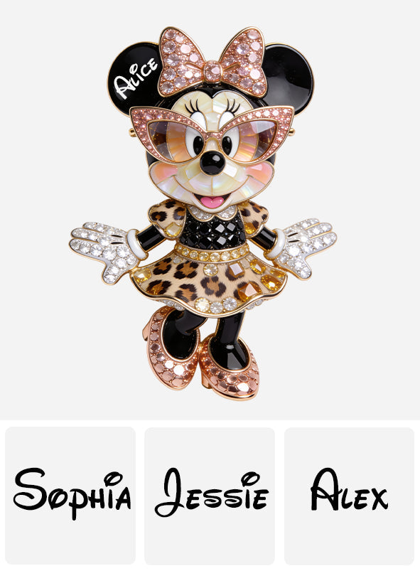Personalized 3D Embossed Enamel Pin Custom Name Gift 3D Embossed Enamel Pin GradoCreations