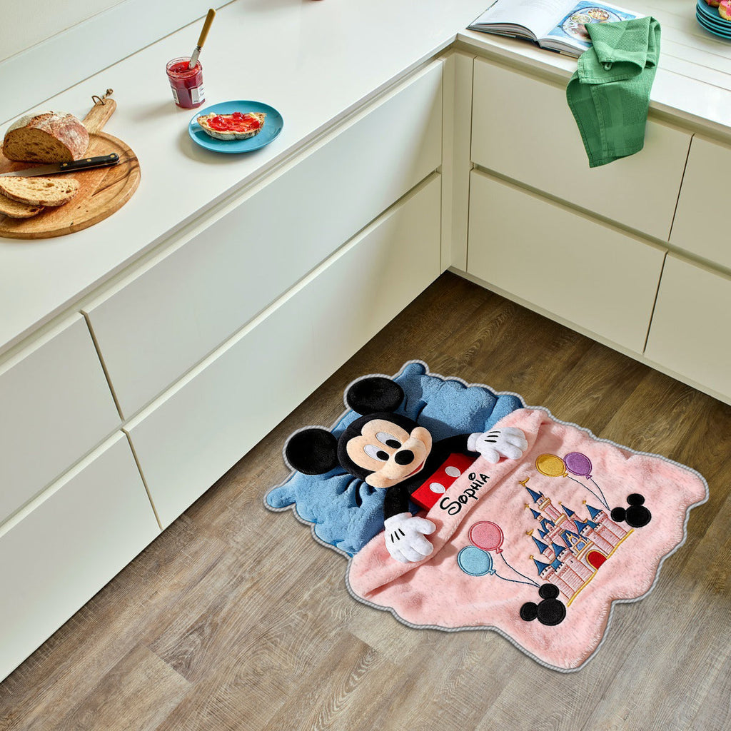 Personalized Non-Slip Tufted Rug for Kids with Disney Characters Non-Slip Tufted Rug GradoCreations