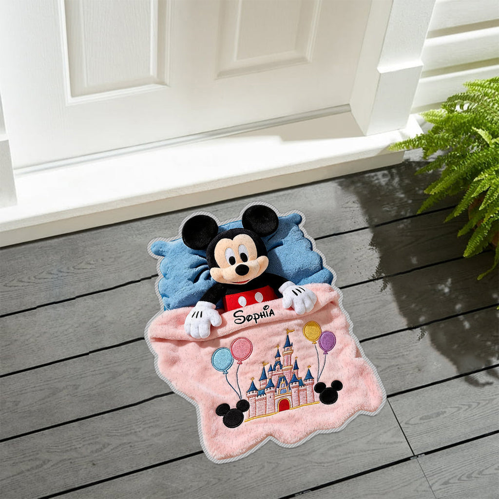 Personalized Non-Slip Tufted Rug for Kids with Disney Characters Non-Slip Tufted Rug GradoCreations