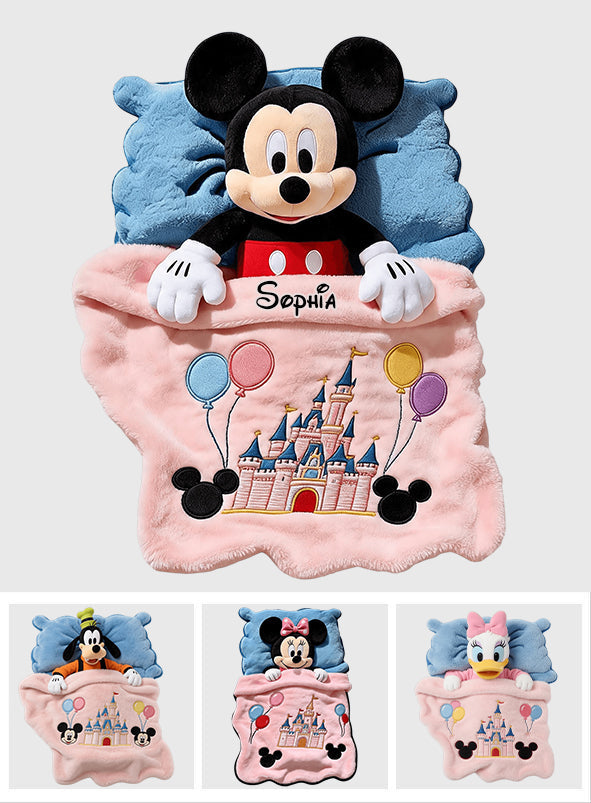 Personalized Non-Slip Tufted Rug for Kids with Disney Characters Non-Slip Tufted Rug GradoCreations