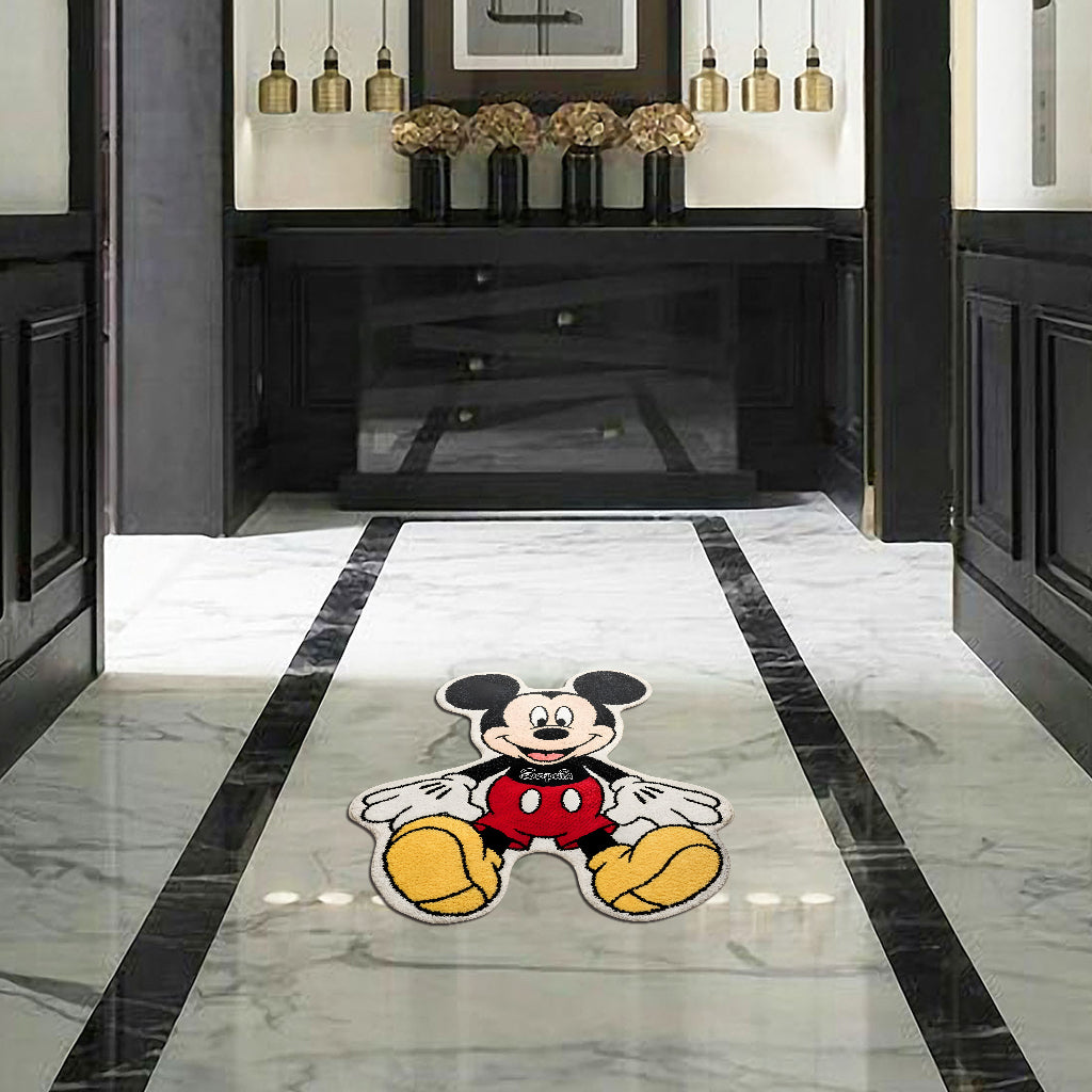 Personalized Mickey Mouse Tufted Rug for Kids Room Gift Tufted Rug GradoCreations