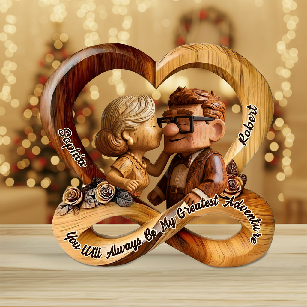 Personalized Acrylic Plaque Custom Shape Unique Gift for Couples Custom Shaped Acrylic Plaque GradoCreations