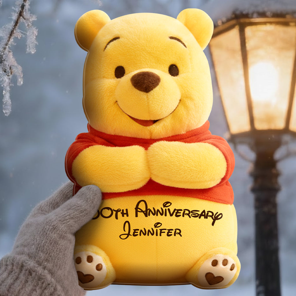 Personalized Hot Water Bottle with Cover Cozy Gift for Girlfriend Hot Water Bottle With Cover GradoCreations