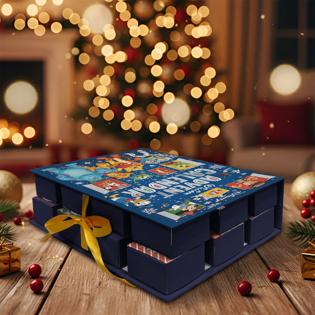 Personalized Folded Advent Calendar with Ornaments for Christmas Folded Advent Calendar With Ornaments GradoCreations