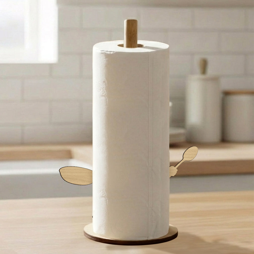 Personalized Beauty and The Beast Paper Towel Stand Custom Name Kitchen Decor Paper Towel Stand GradoCreations