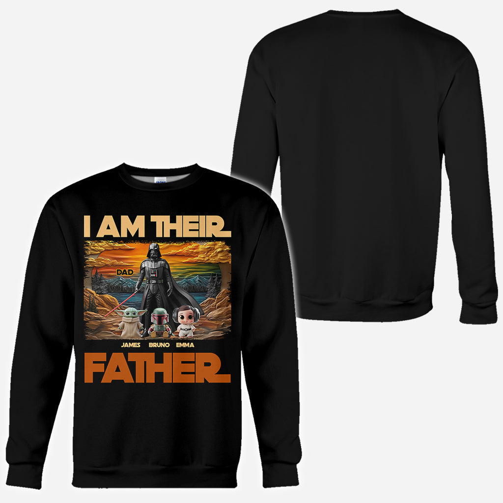 Personalized All Over Shirt I Am Their Father Gift for Dad All Over Shirt GradoCreations