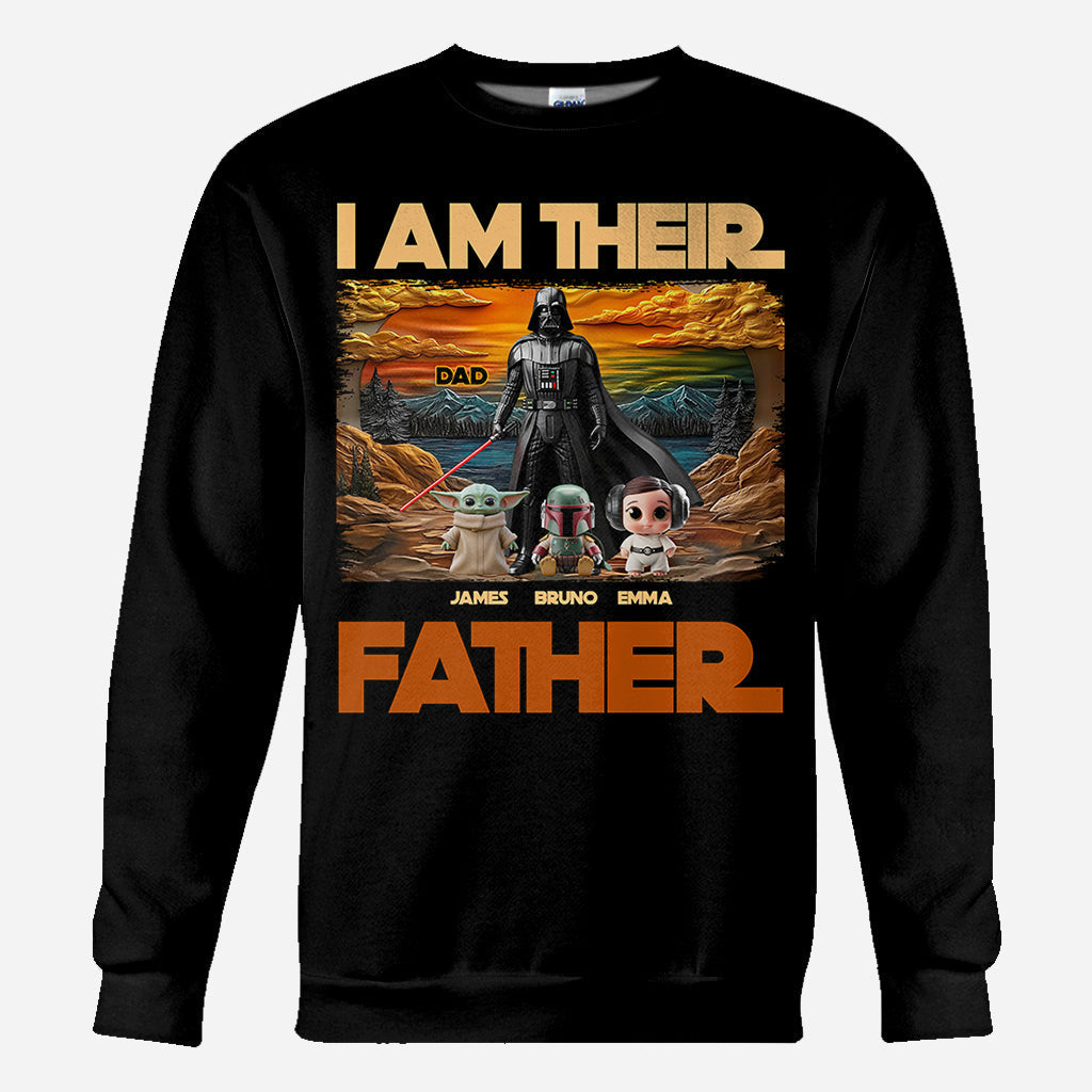 Personalized All Over Shirt I Am Their Father Gift for Dad All Over Shirt GradoCreations