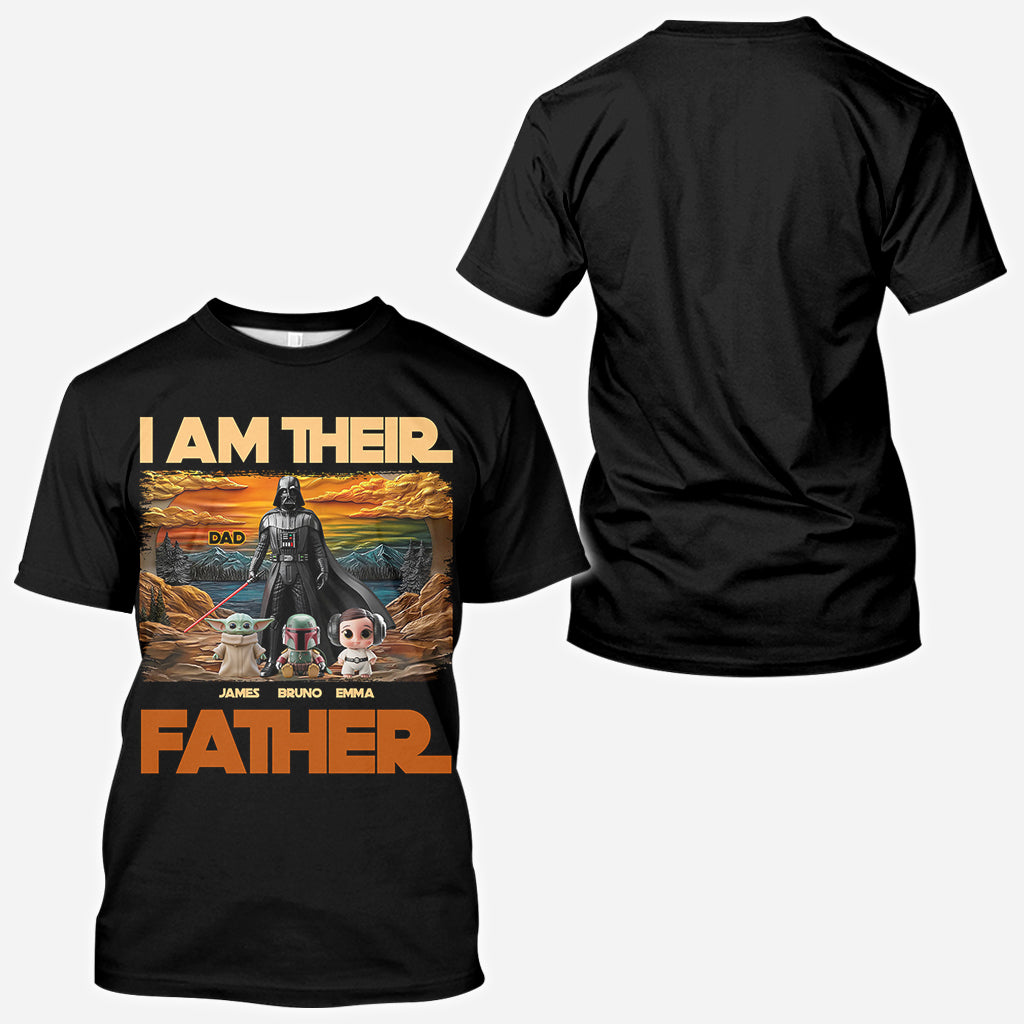Personalized All Over Shirt I Am Their Father Gift for Dad All Over Shirt GradoCreations