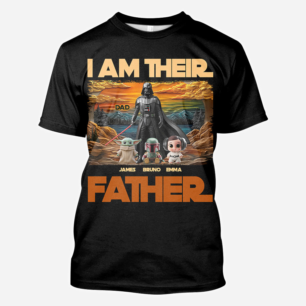 Personalized All Over Shirt I Am Their Father Gift for Dad All Over Shirt GradoCreations