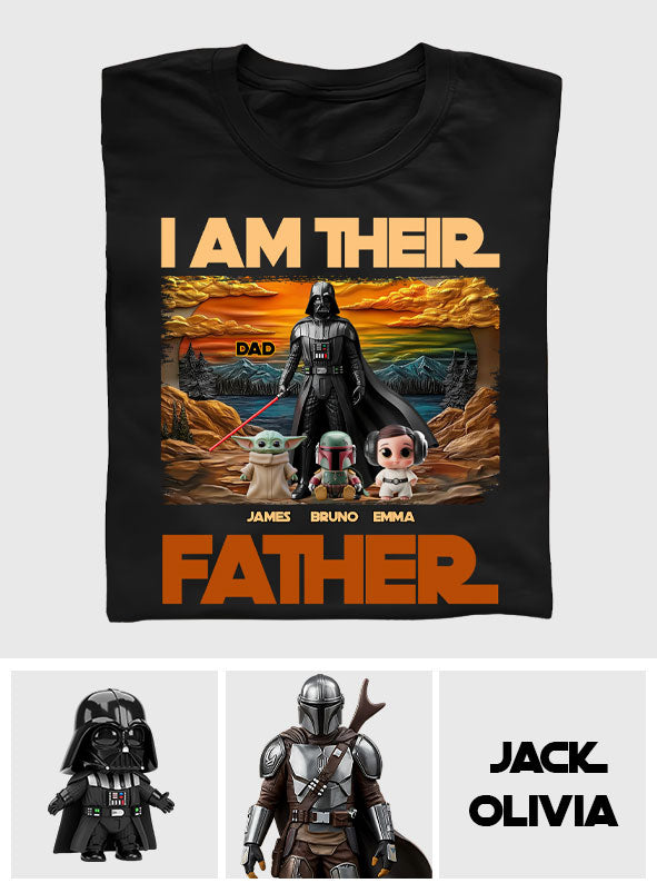 Personalized All Over Shirt I Am Their Father Gift for Dad All Over Shirt GradoCreations