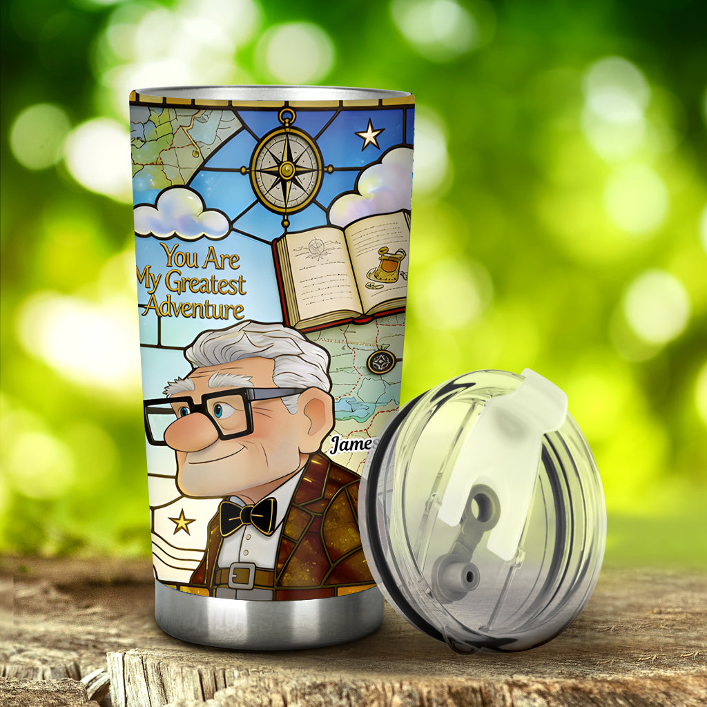 Personalized Adventure Tumbler Custom Name Couple Gift Tumbler GradoCreations