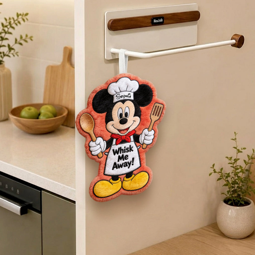 Personalized Mickey Mouse Hand Towel Custom Name Gift for Kids Hand Towel GradoCreations