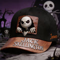 Personalized Nightmare Classic Cap with Jack Skellington Design Classic Cap GradoCreations