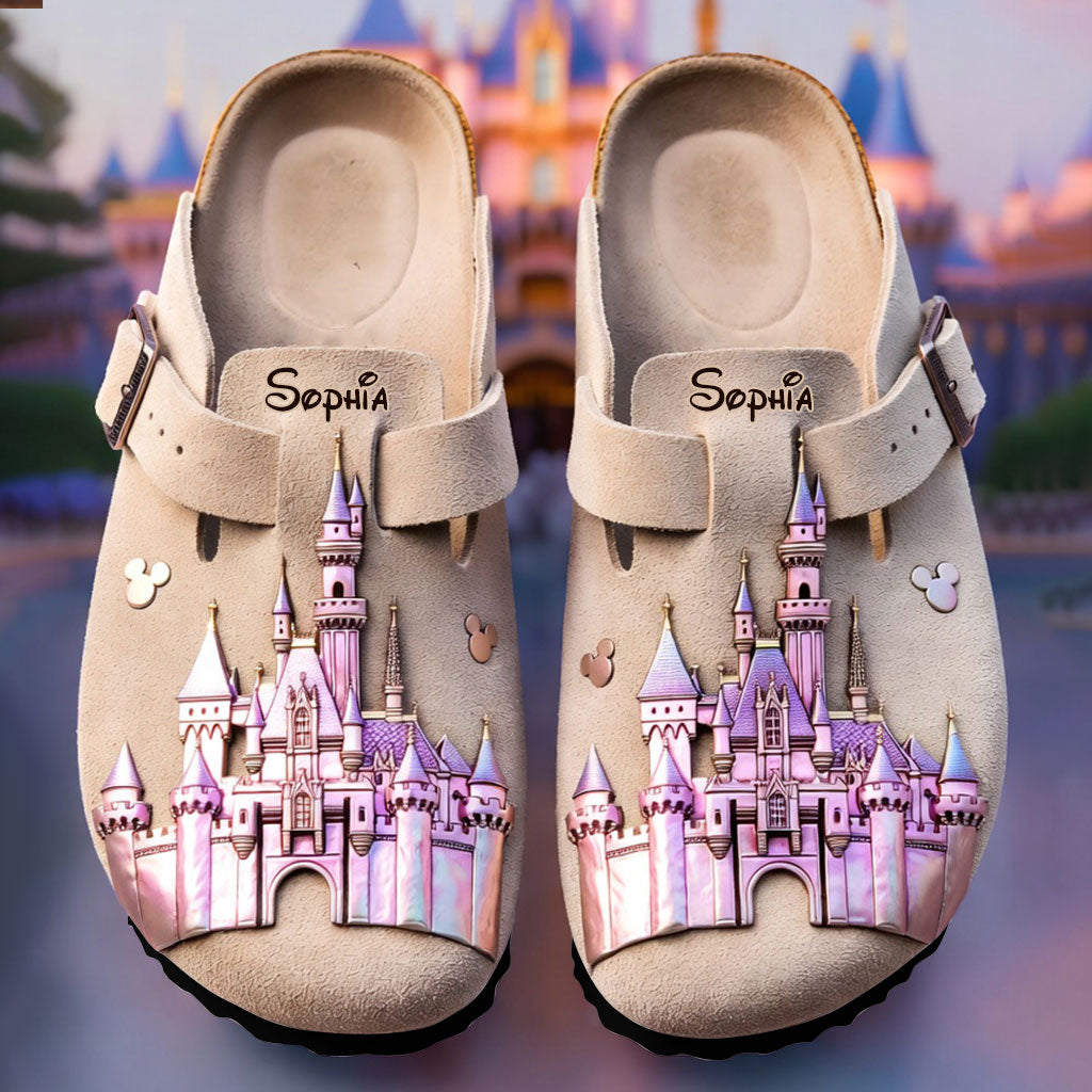 Personalized Magical Castle Arch Support Clogs for Women & Men Clogs With Arch Support GradoCreations