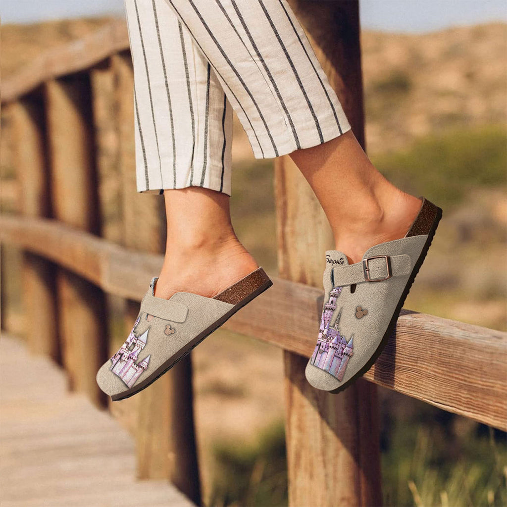 Personalized Magical Castle Arch Support Clogs for Women & Men Clogs With Arch Support GradoCreations