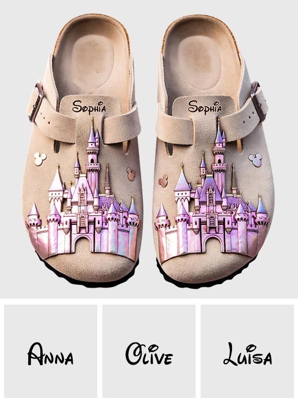 Personalized Magical Castle Arch Support Clogs for Women & Men Clogs With Arch Support GradoCreations