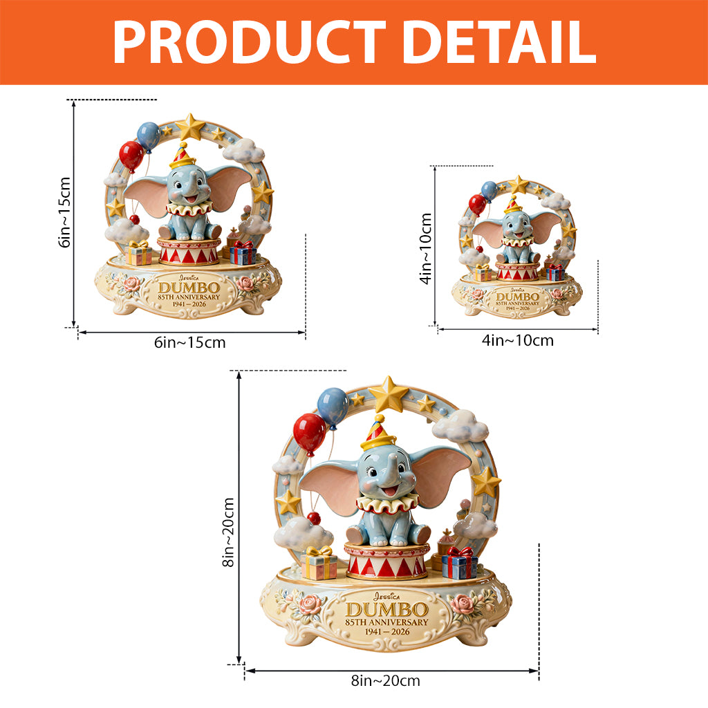 Personalized Baby Elephant Acrylic Plaque Custom Gift for Kids Custom Shaped Acrylic Plaque GradoCreations