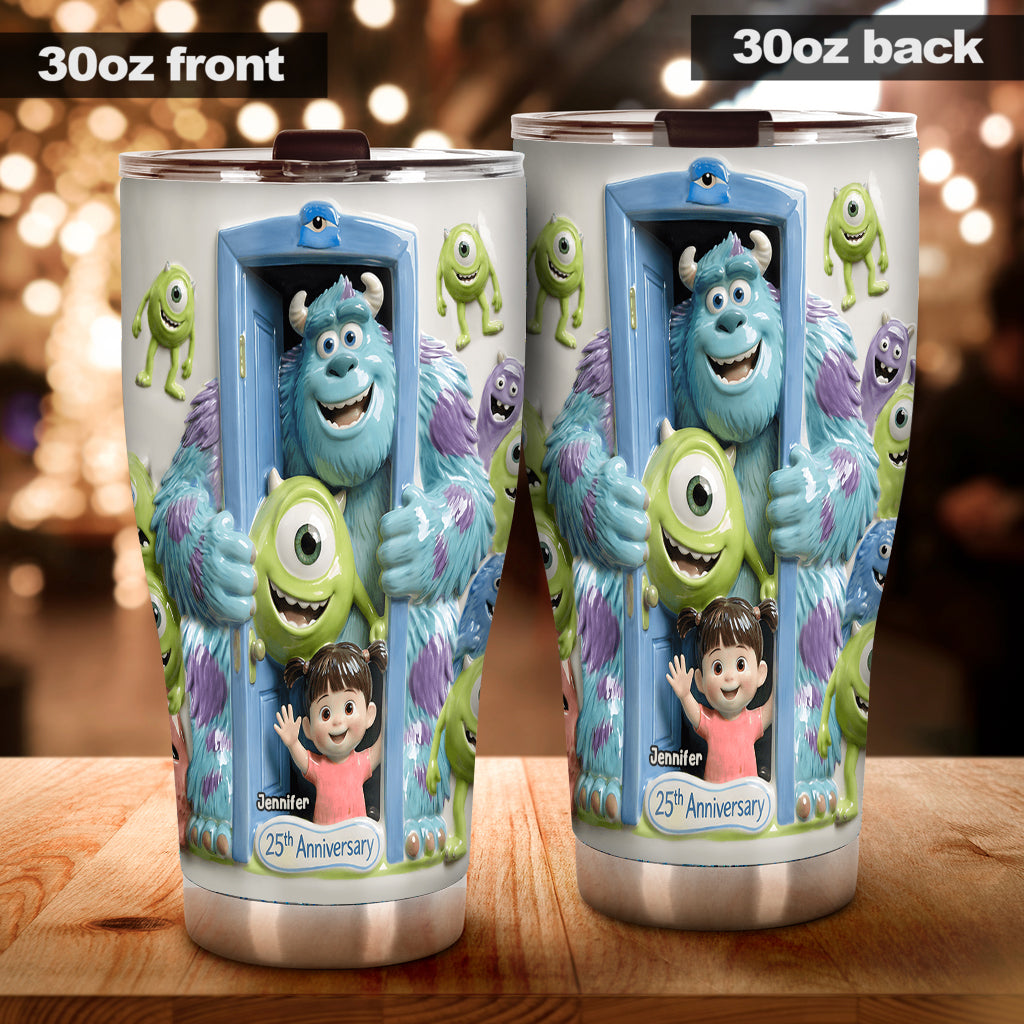 Personalized 25th Anniversary Mouse Tumbler Custom Gift for Couples Tumbler GradoCreations