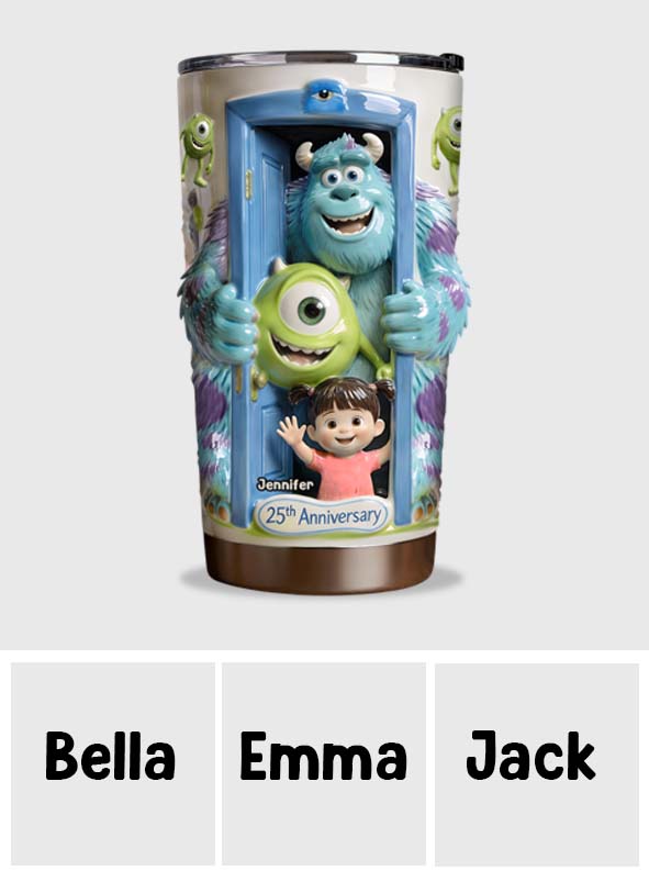 Personalized 25th Anniversary Mouse Tumbler Custom Gift for Couples Tumbler GradoCreations