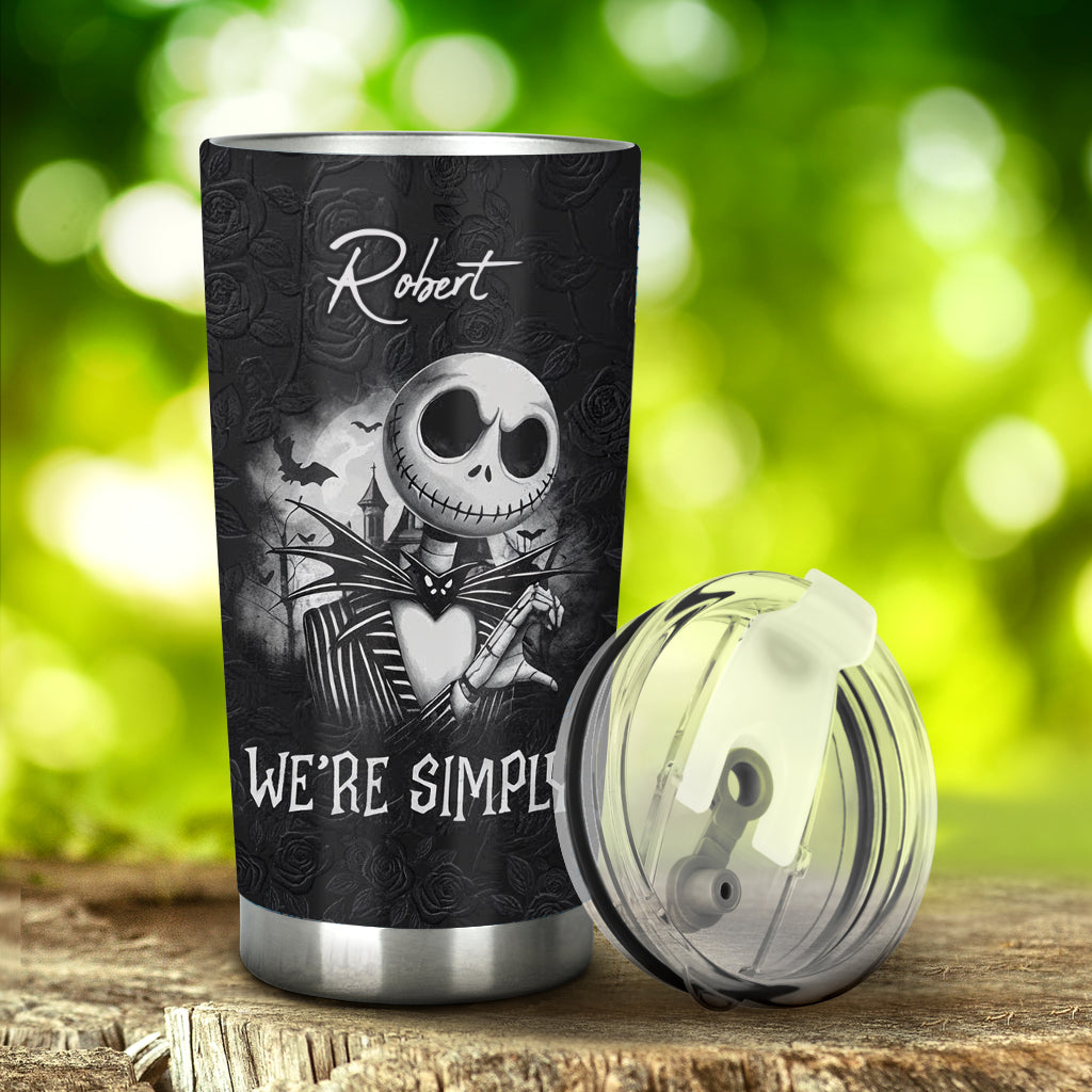 Personalized Nightmare Tumbler Custom Name Gift for Couples Tumbler GradoCreations