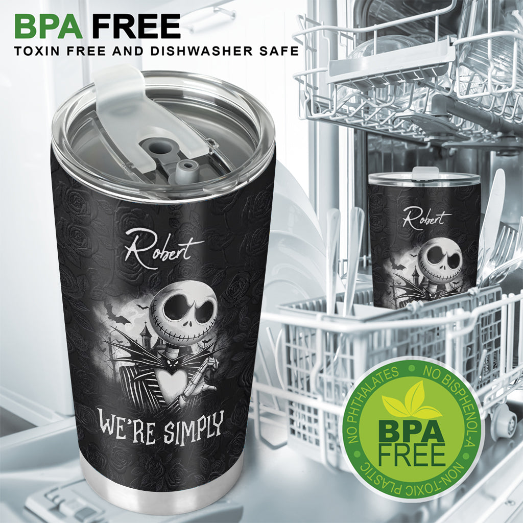 Personalized Nightmare Tumbler Custom Name Gift for Couples Tumbler GradoCreations