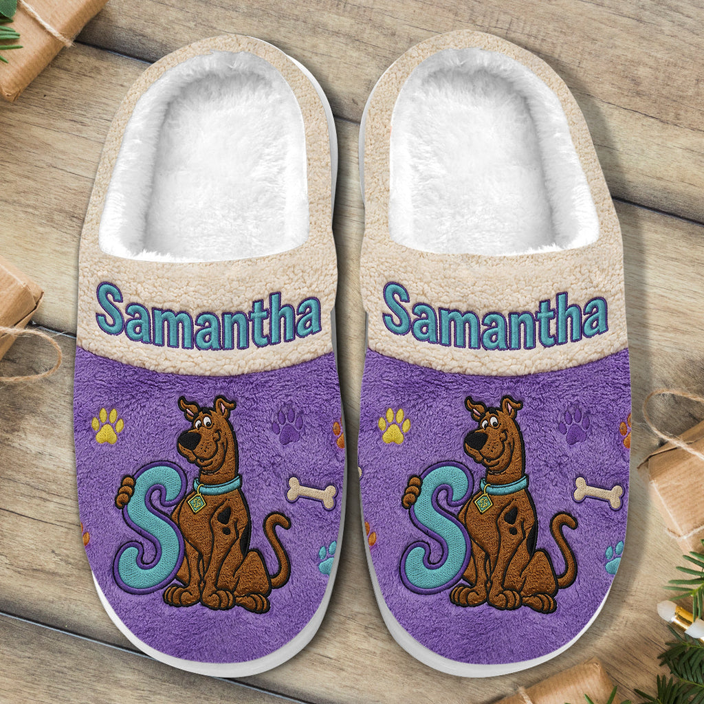 Personalized Spooky Mystery Slippers Custom Name Gift for Family Slippers GradoCreations
