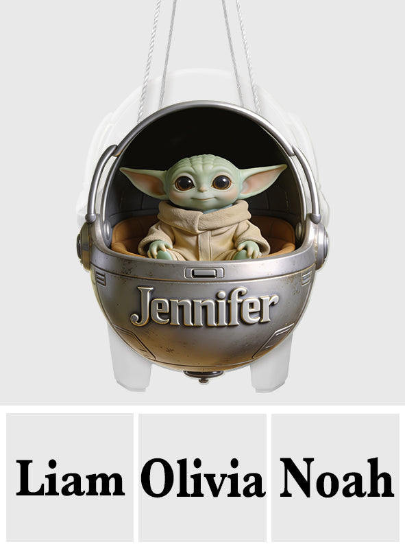 Personalized The Force Hanging Pot with Custom Name for Home Decor Hanging Pot GradoCreations