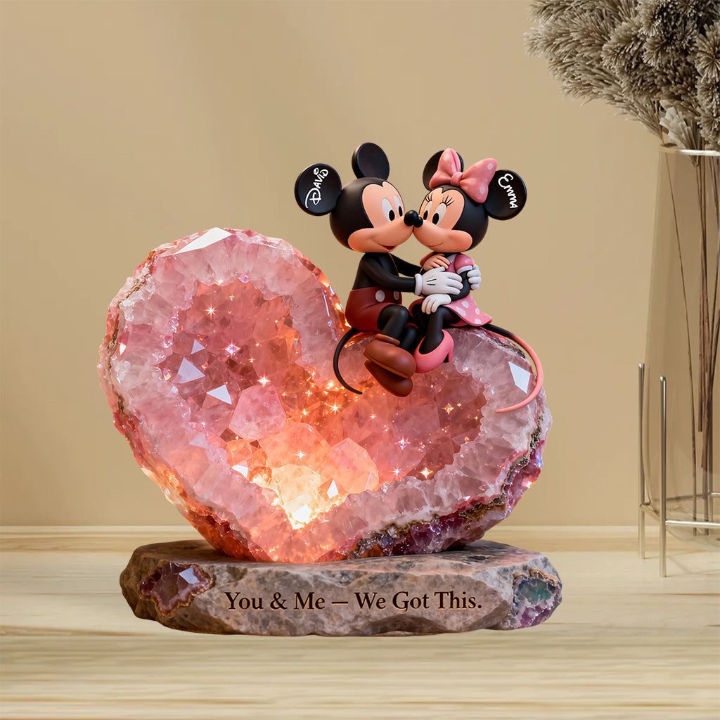 Personalized Acrylic Heart Plaque with Custom Names Gift Custom Shaped Acrylic Plaque GradoCreations