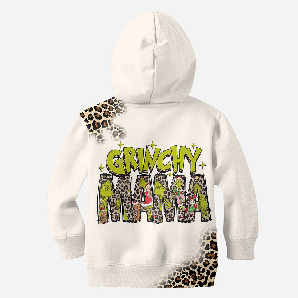 Personalized Grinchy Mama Christmas All Over Shirt for Women All Over Shirt GradoCreations