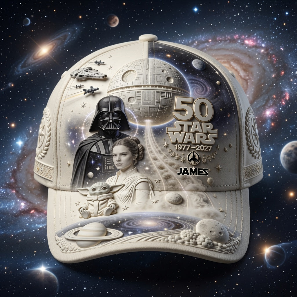 Personalized 50th Anniversary Star Wars Classic Cap Gift Classic Cap GradoCreations