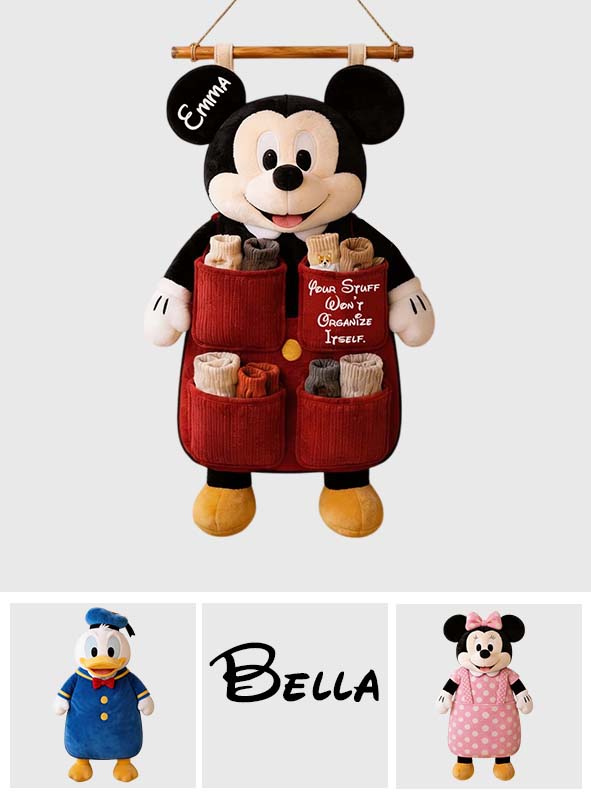 Personalized Disney Hanging Organizer with Pockets for Kids Hanging Organizer GradoCreations