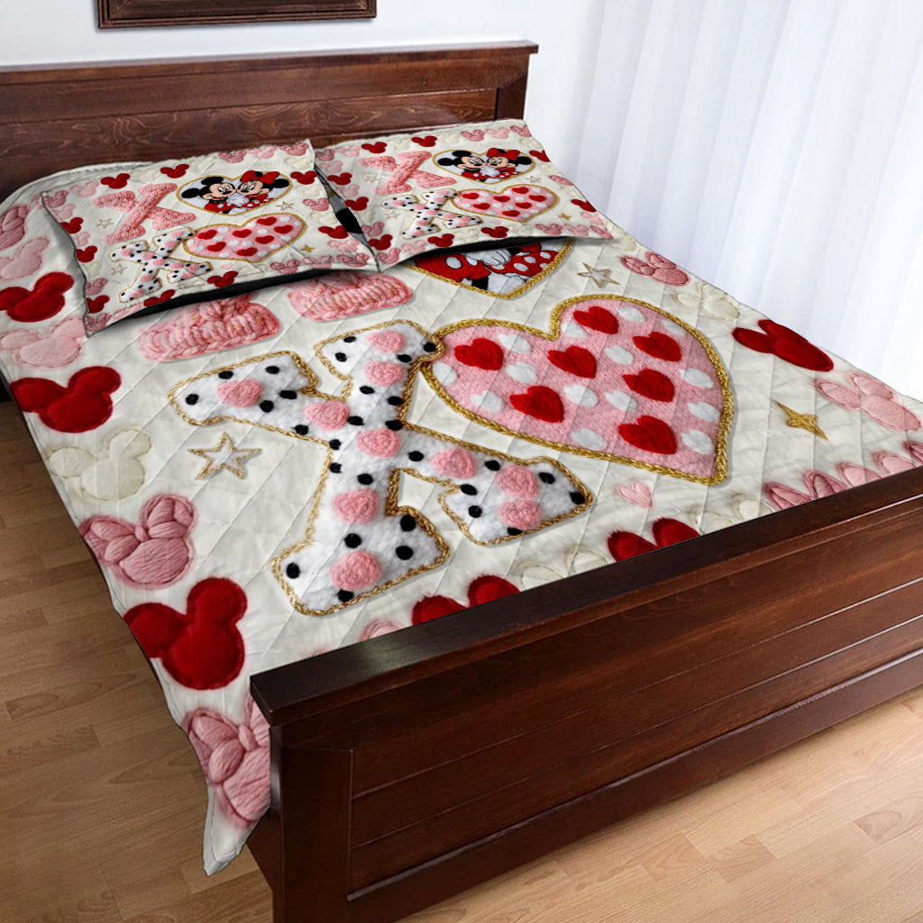 Personalized Mickey Mouse Quilt Set Custom Name Gift for Kids Quilt Set GradoCreations